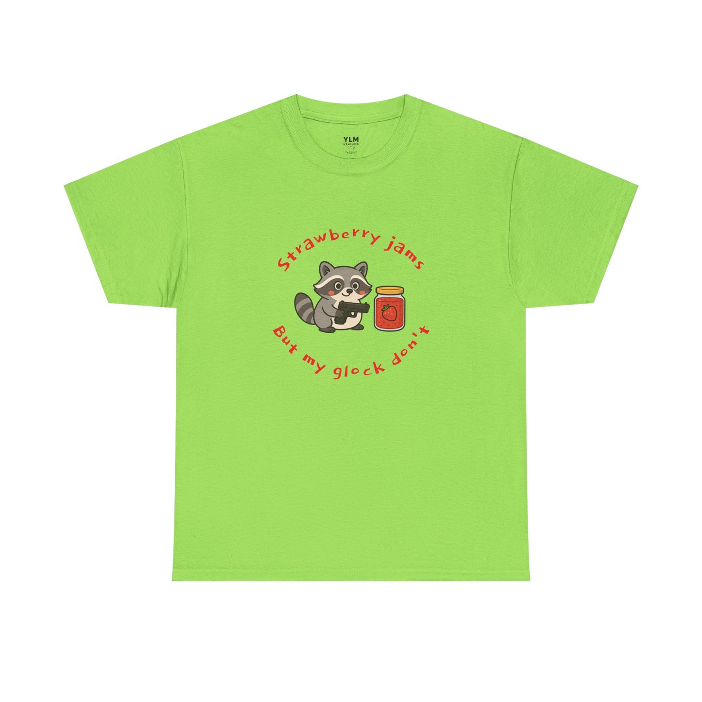 Strawberry Jam Raccoon Unisex Tee