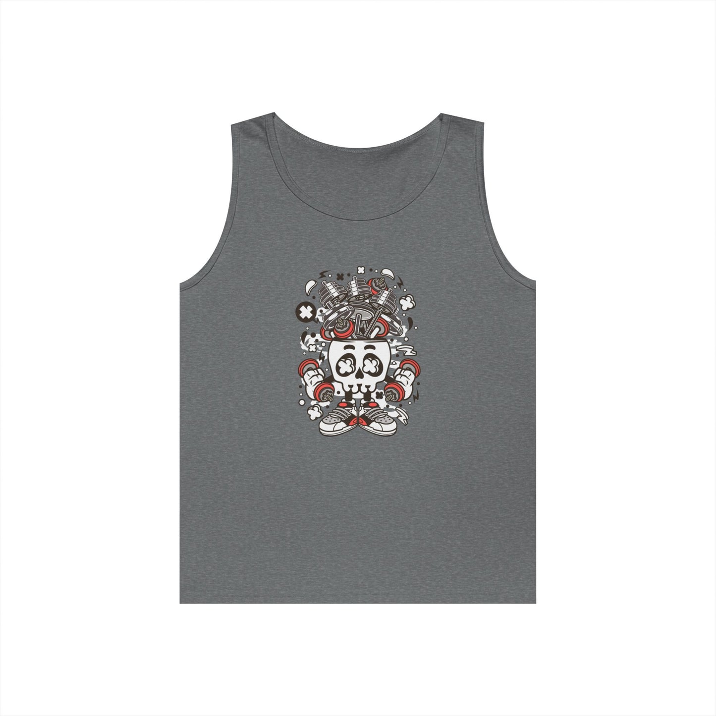Barbell Skull Head Unisex Tee
