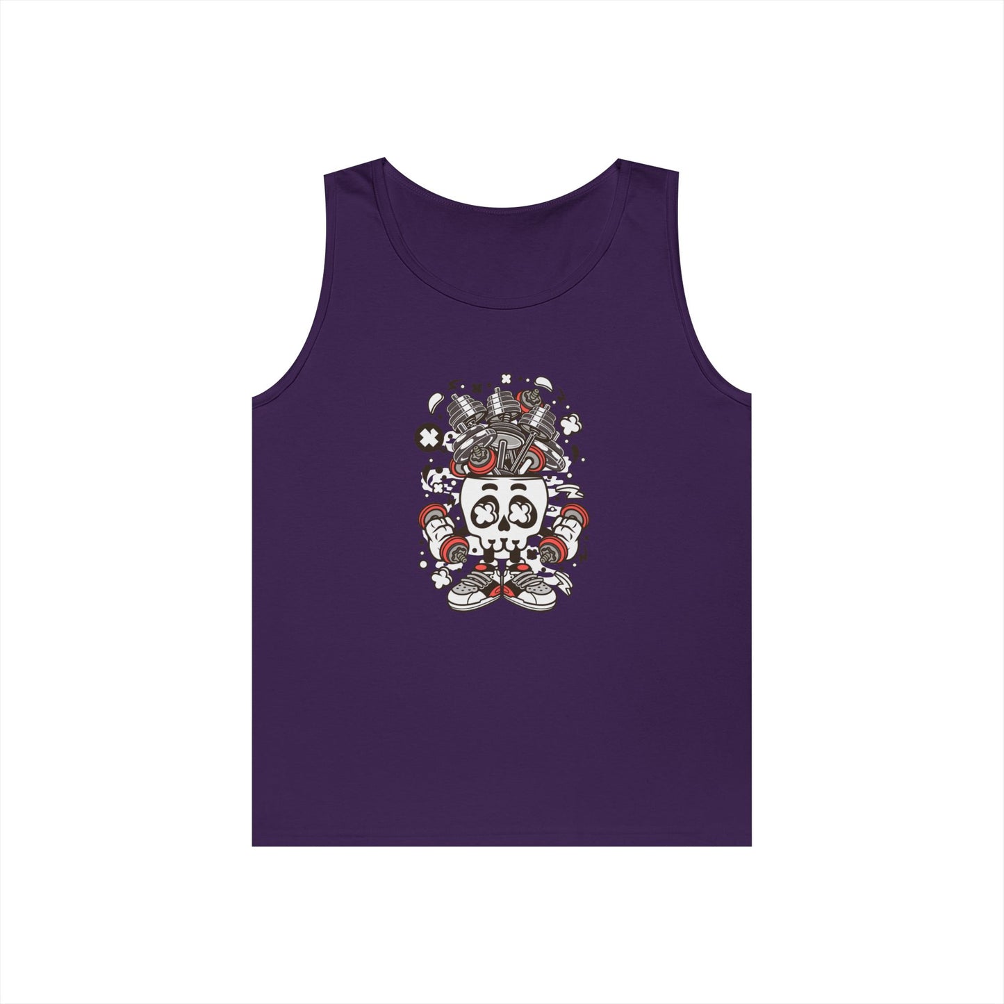 Barbell Skull Head Unisex Tee