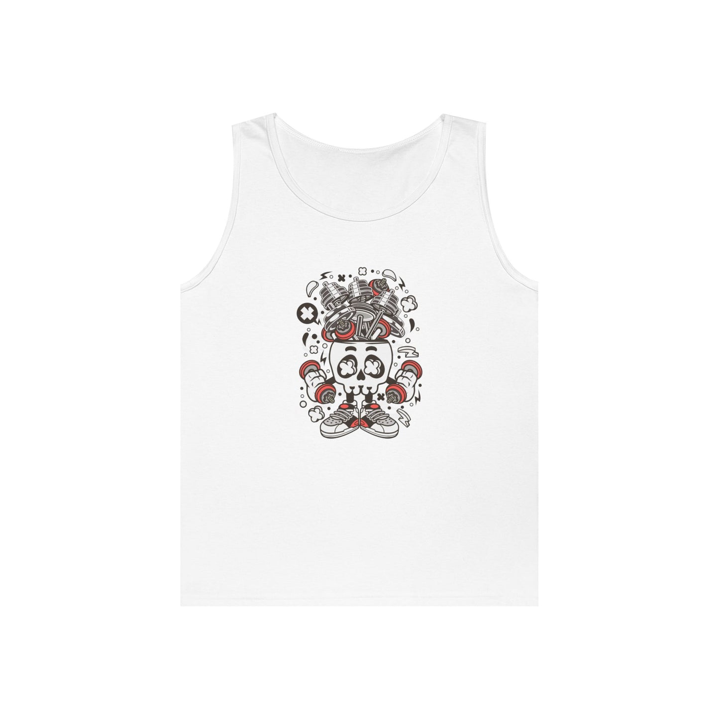 Barbell Skull Head Unisex Tee