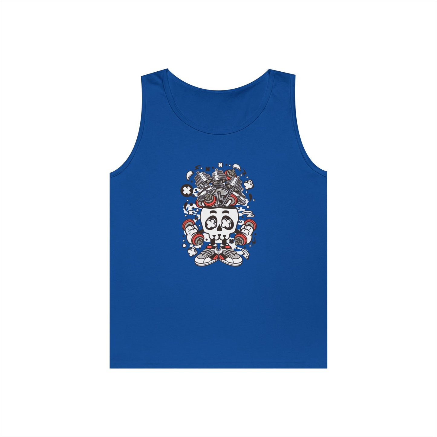 Barbell Skull Head Unisex Tee