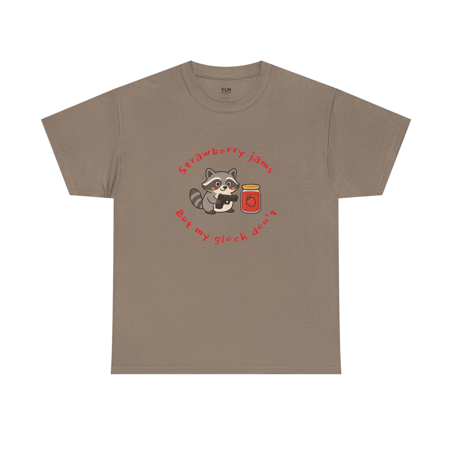 Strawberry Jam Raccoon Unisex Tee