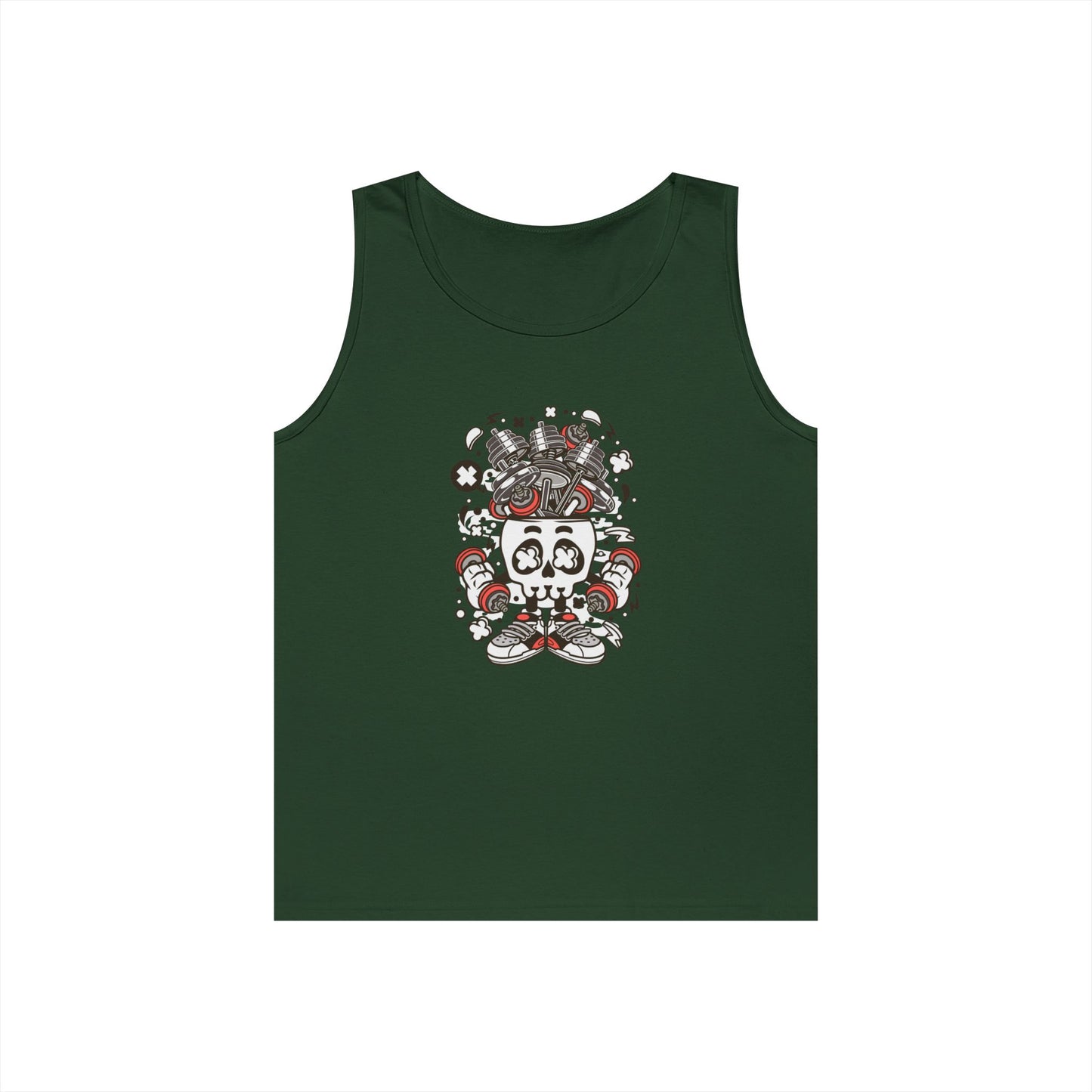 Barbell Skull Head Unisex Tee