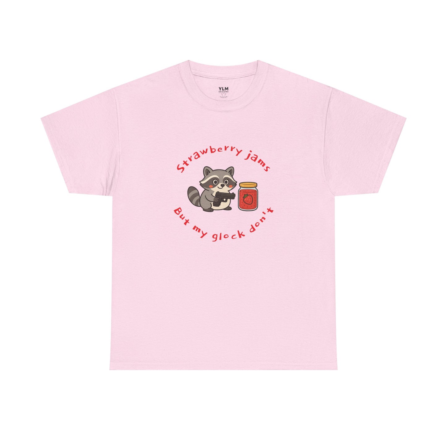 Strawberry Jam Raccoon Unisex Tee