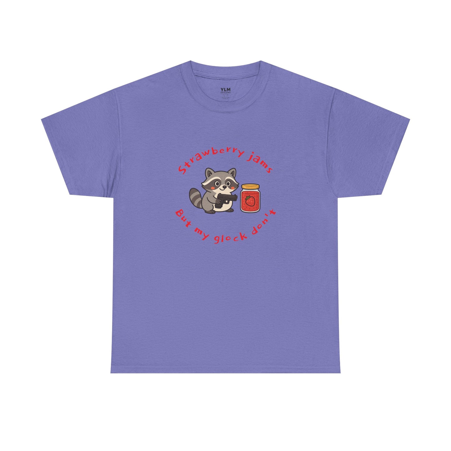 Strawberry Jam Raccoon Unisex Tee