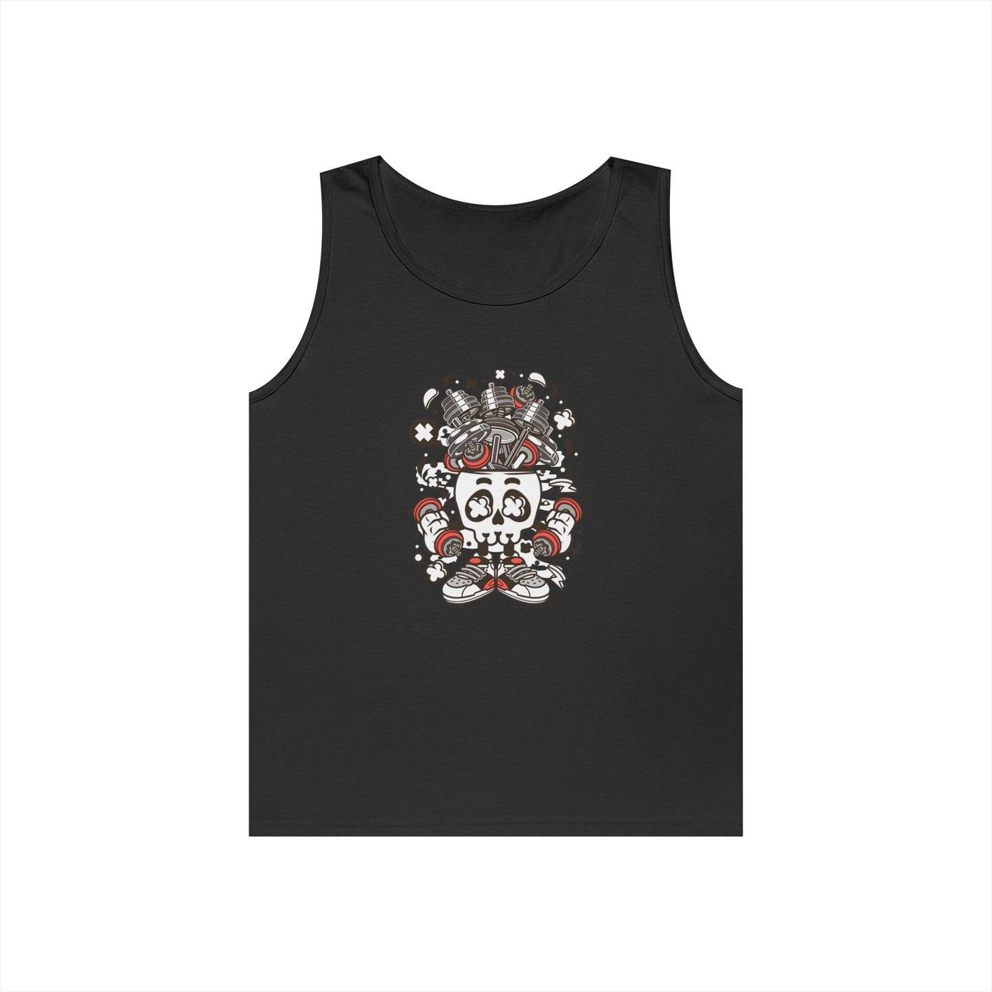 Barbell Skull Head Unisex Tee