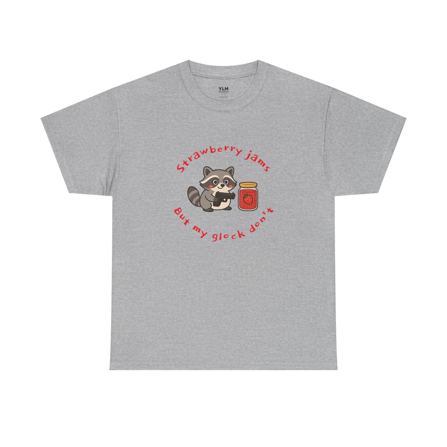 Strawberry Jam Raccoon Unisex Tee