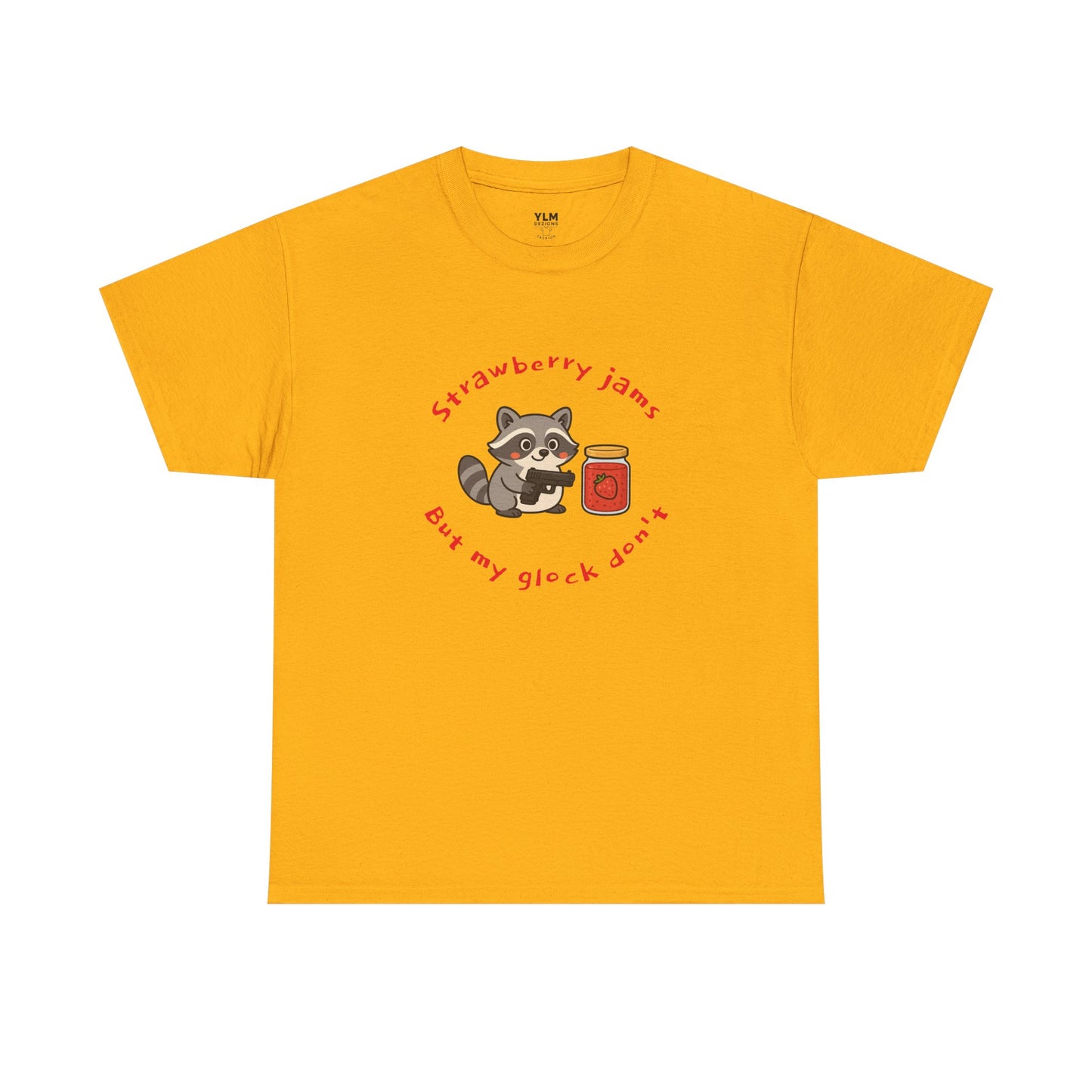 Strawberry Jam Raccoon Unisex Tee