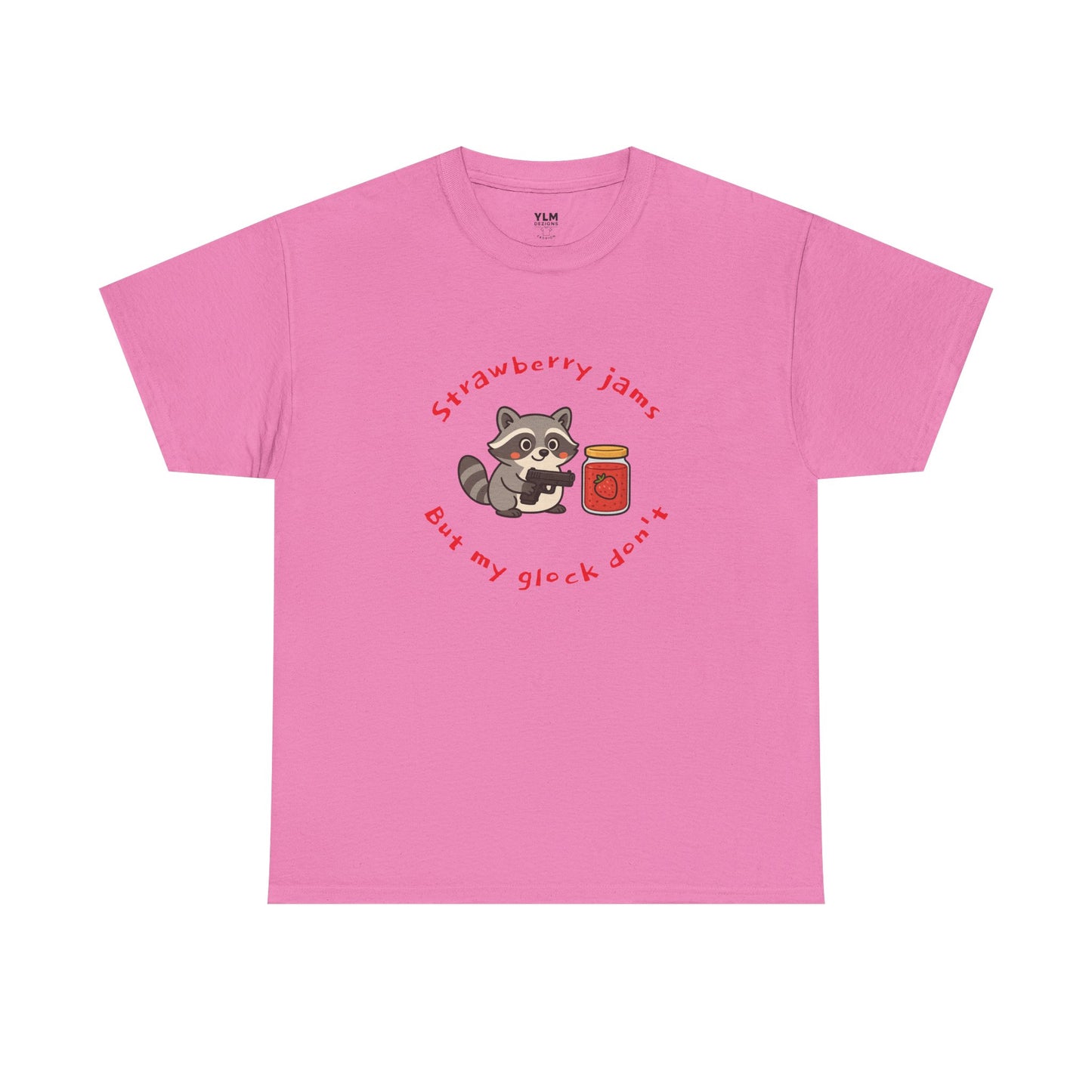 Strawberry Jam Raccoon Unisex Tee