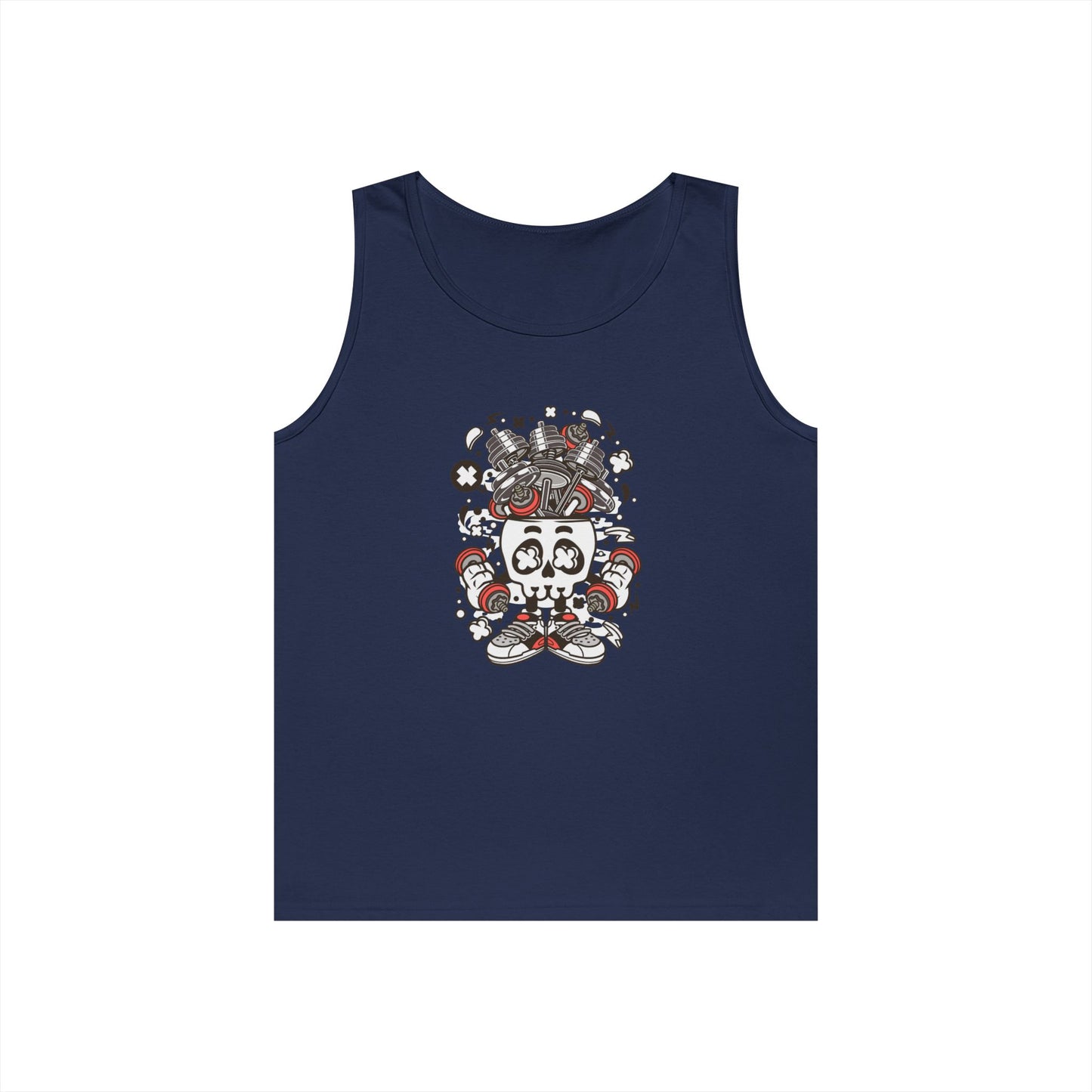 Barbell Skull Head Unisex Tee