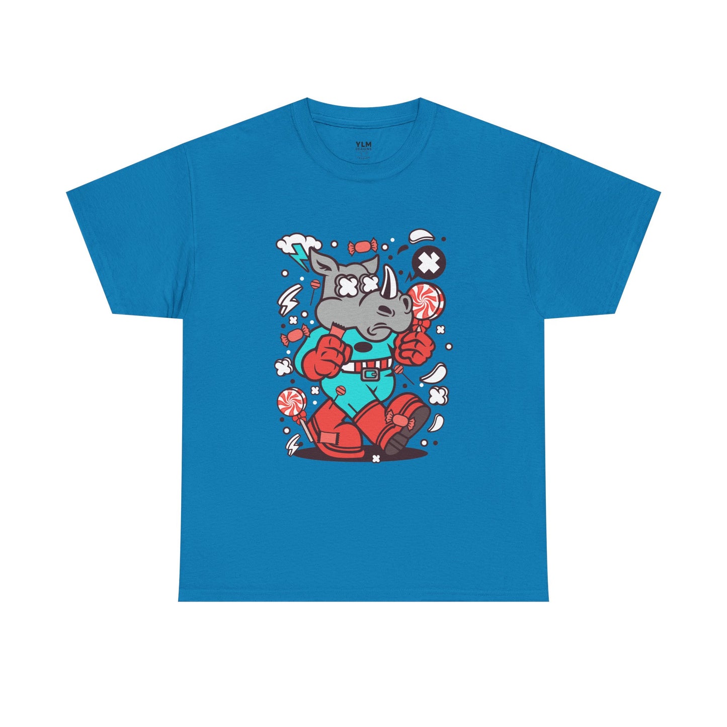 Cartoon Rhino Unisex Tee