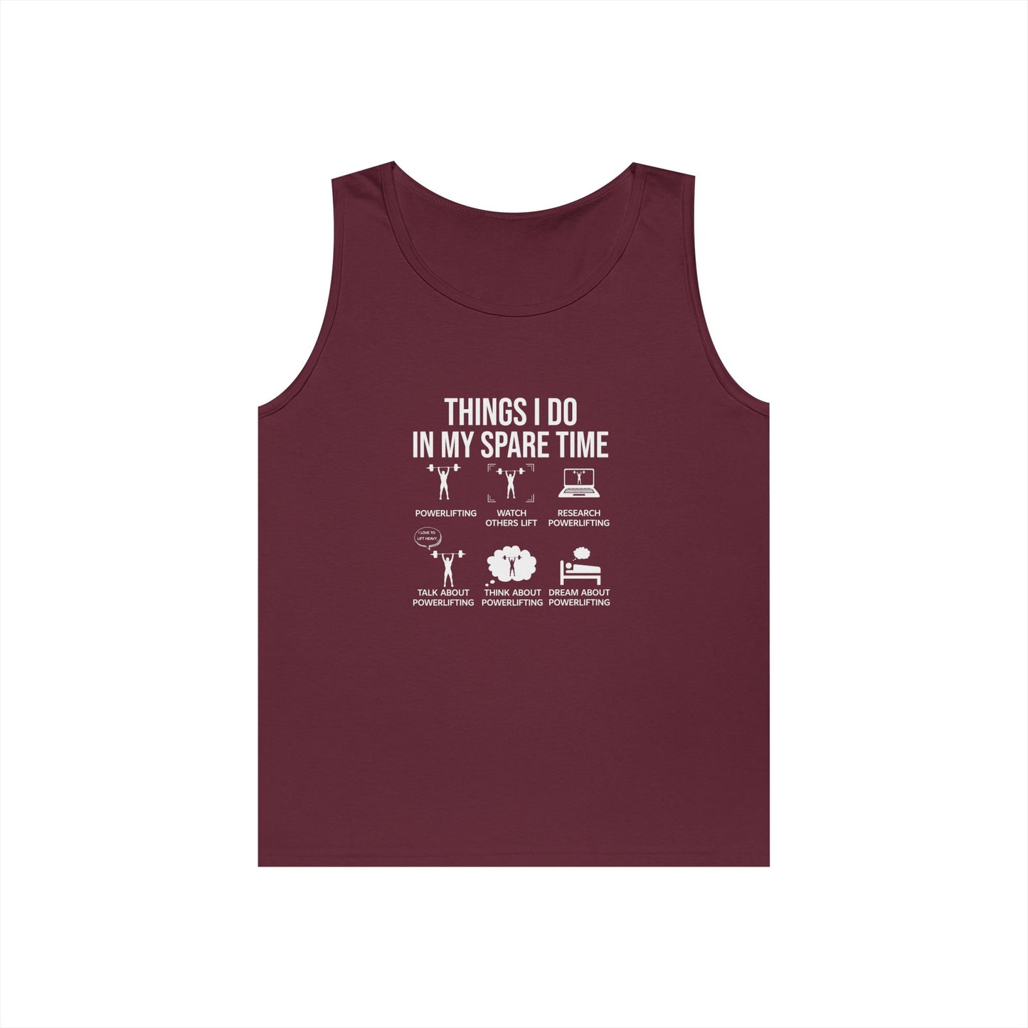 Spare Time Activities Tank Top