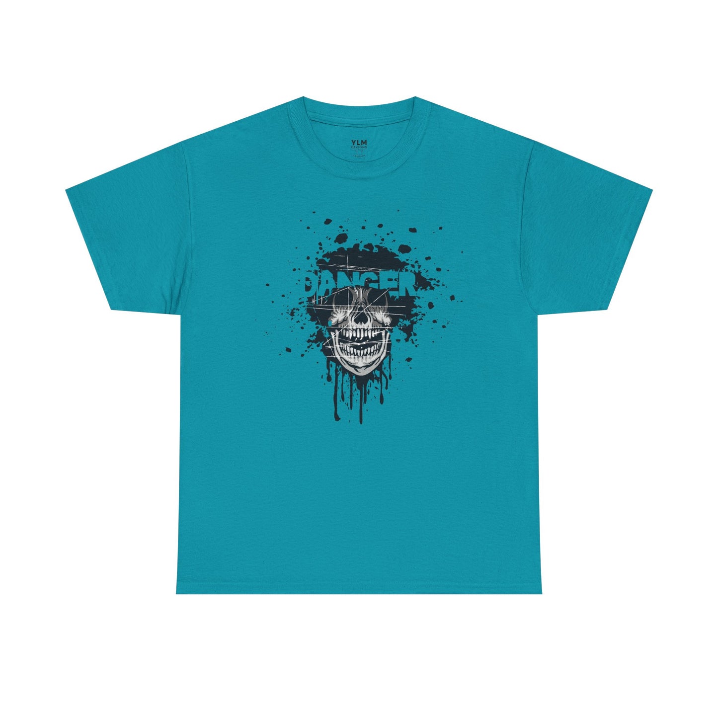 Danger Grunge Skull Unisex Tee