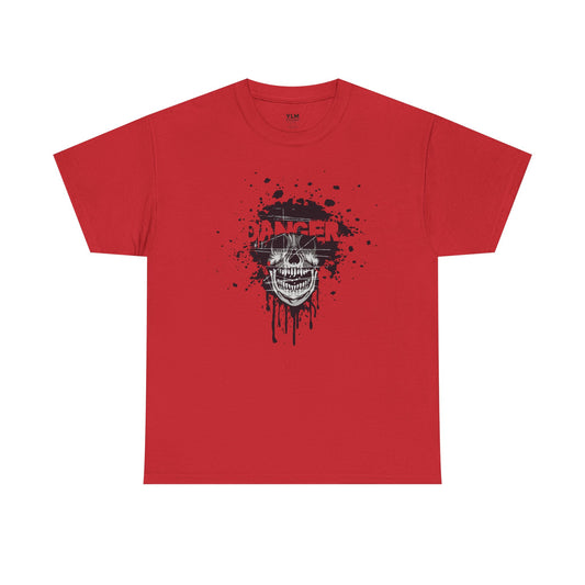 Danger Grunge Skull Unisex Tee