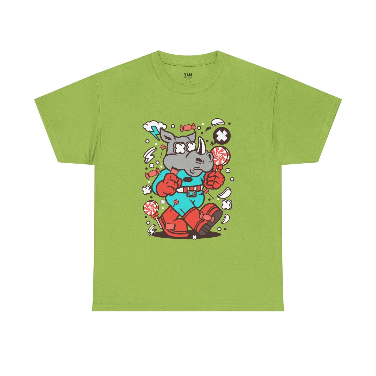Cartoon Rhino Unisex Tee