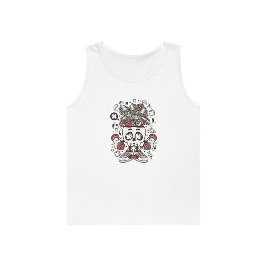 Barbell Skull Head Unisex Tee