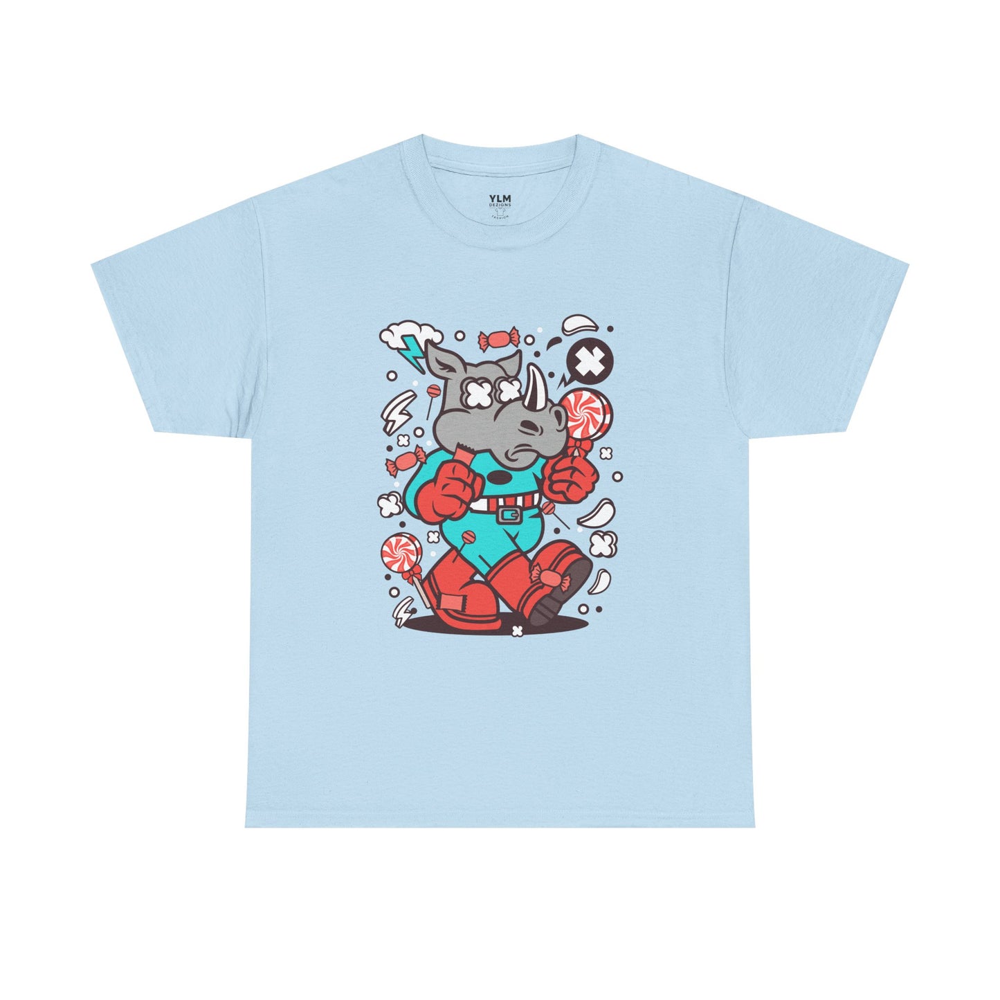 Cartoon Rhino Unisex Tee