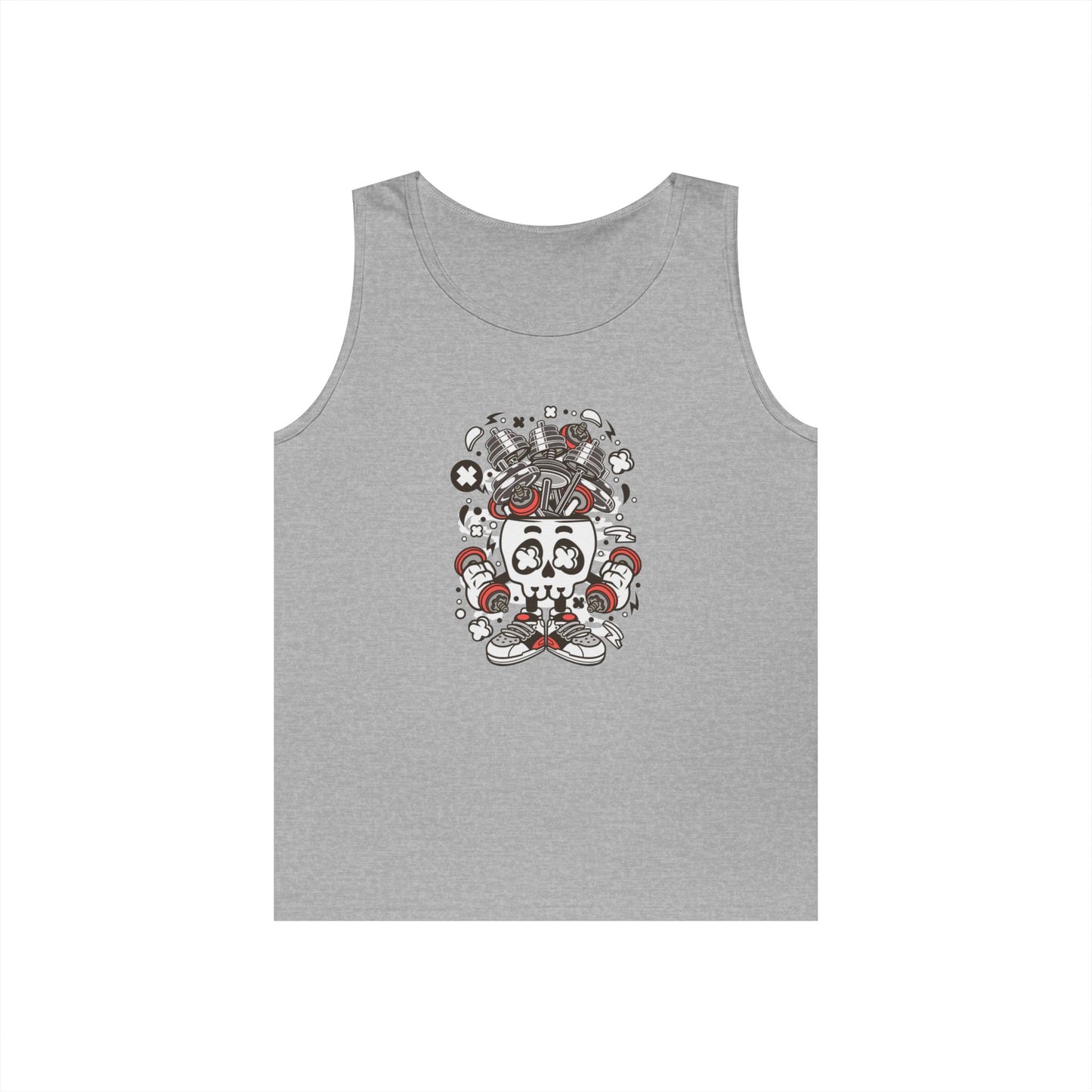 Barbell Skull Head Unisex Tee