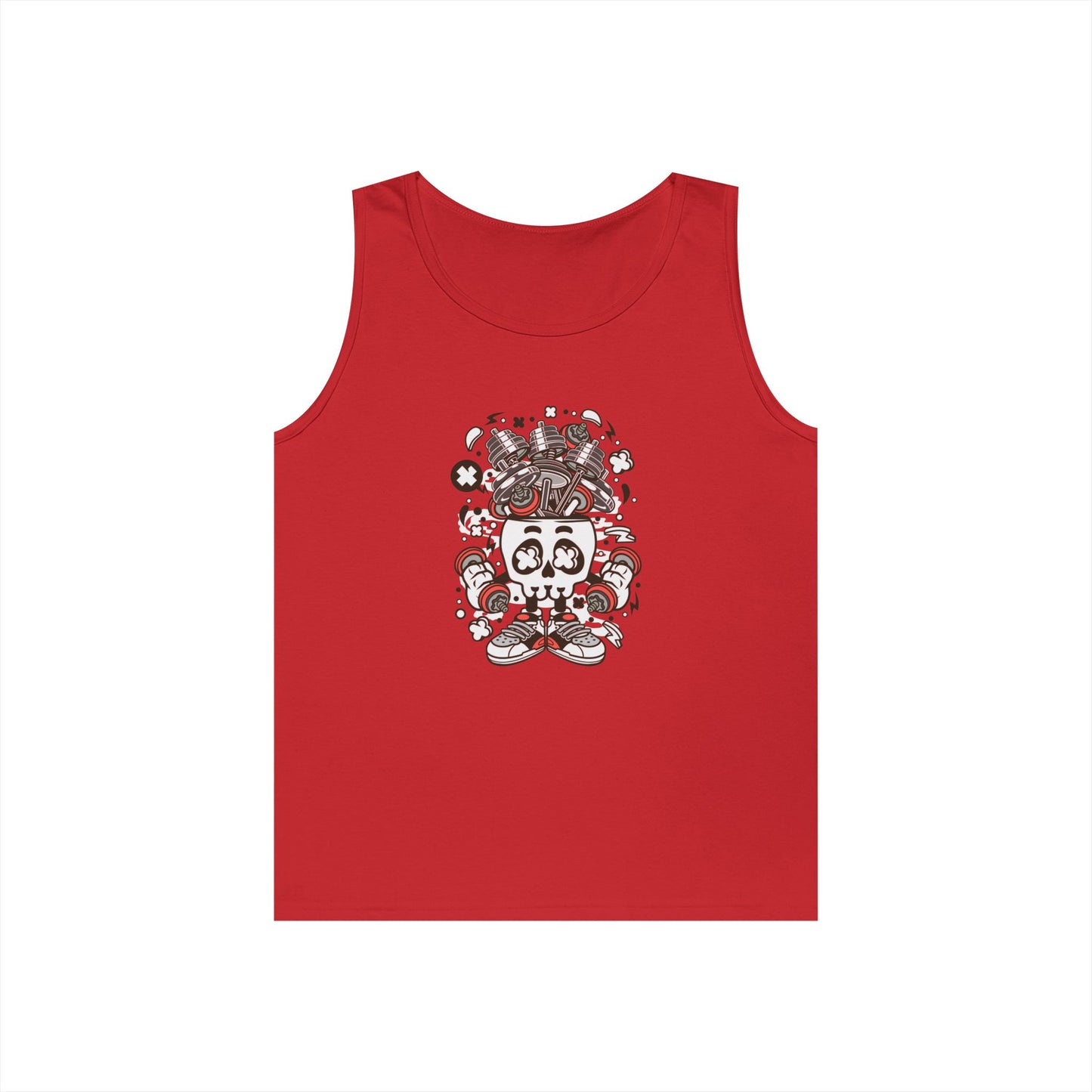 Barbell Skull Head Unisex Tee