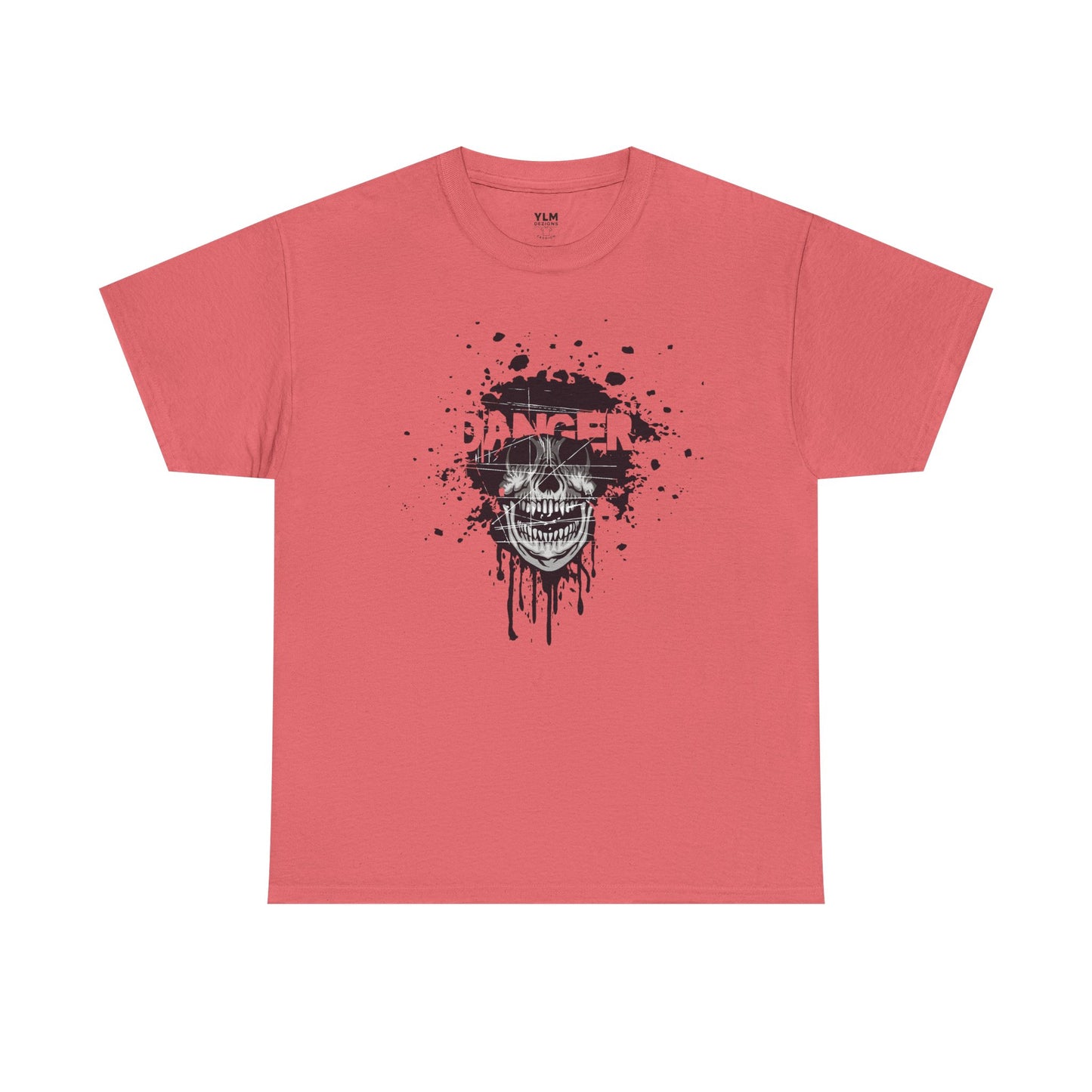 Danger Grunge Skull Unisex Tee