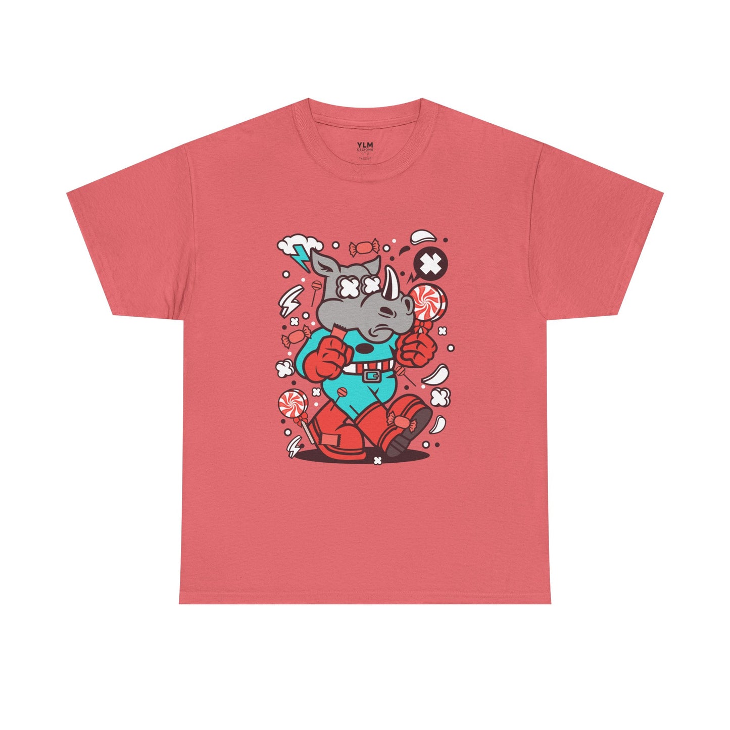 Cartoon Rhino Unisex Tee