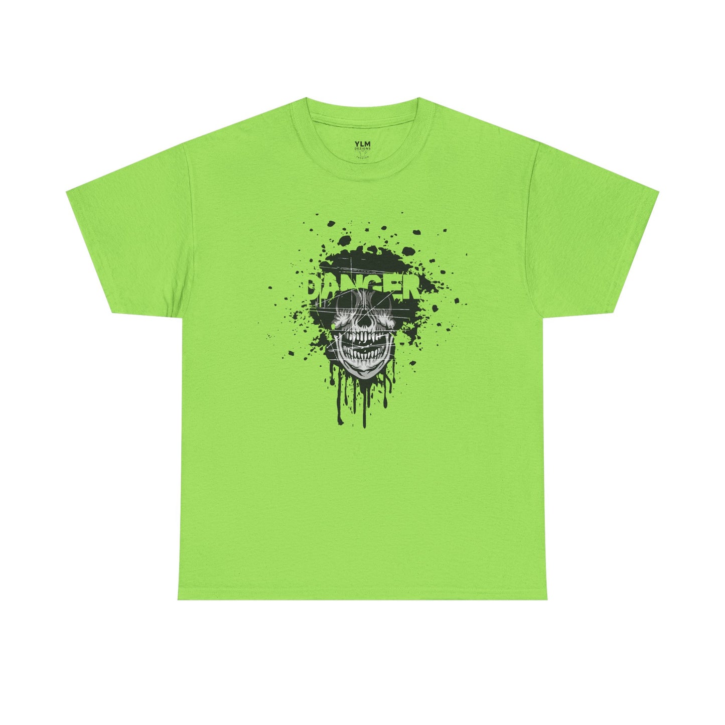 Danger Grunge Skull Unisex Tee