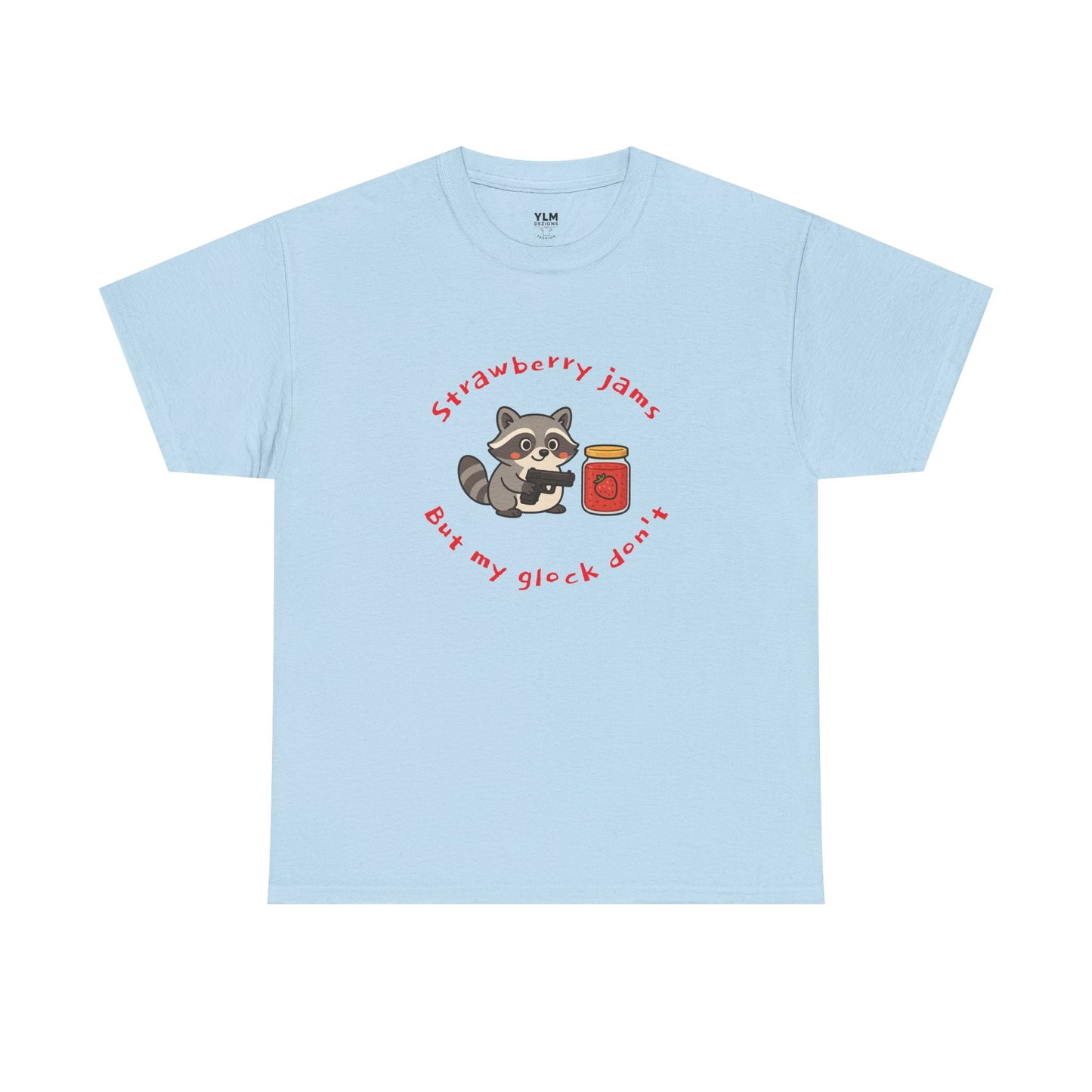 Strawberry Jam Raccoon Unisex Tee