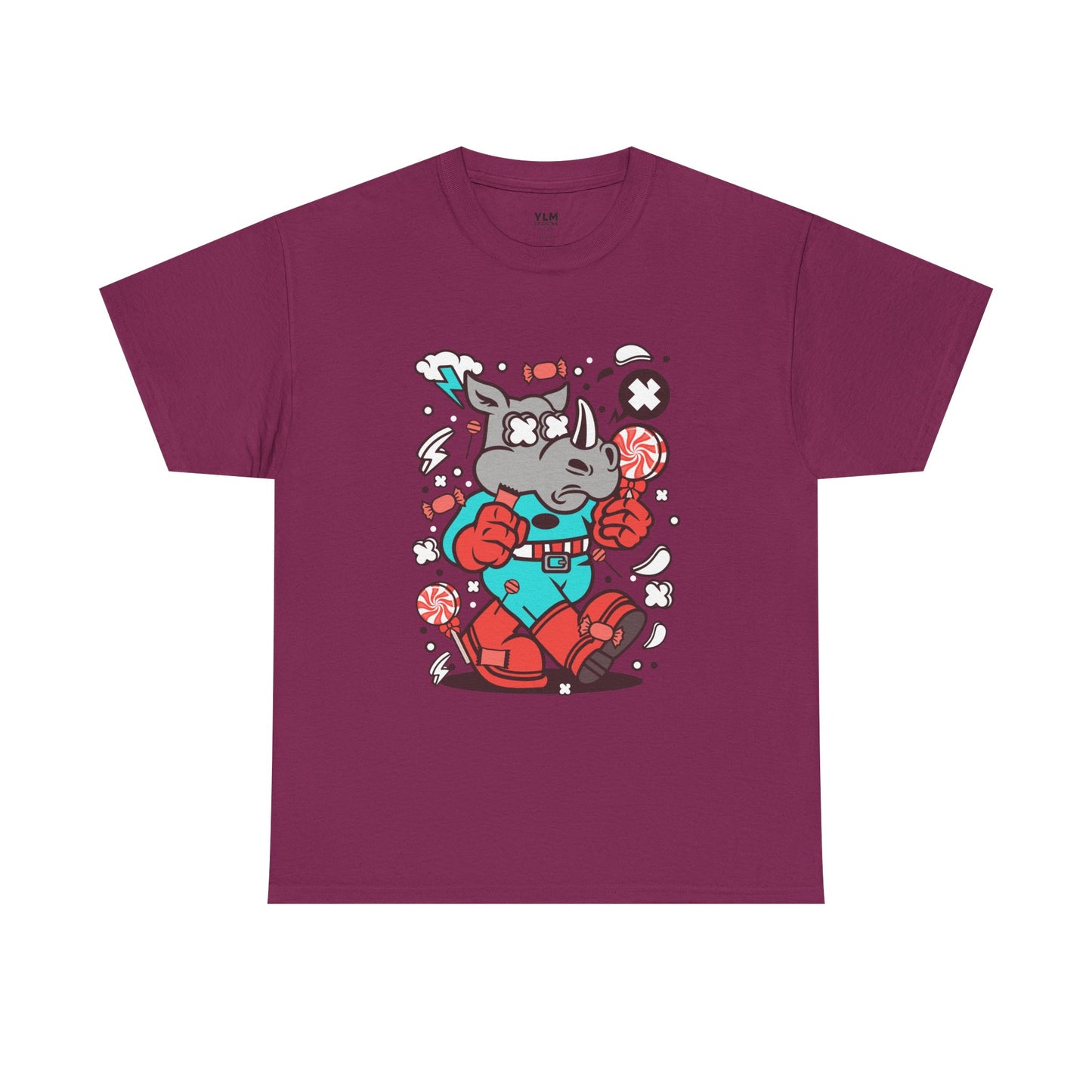 Cartoon Rhino Unisex Tee