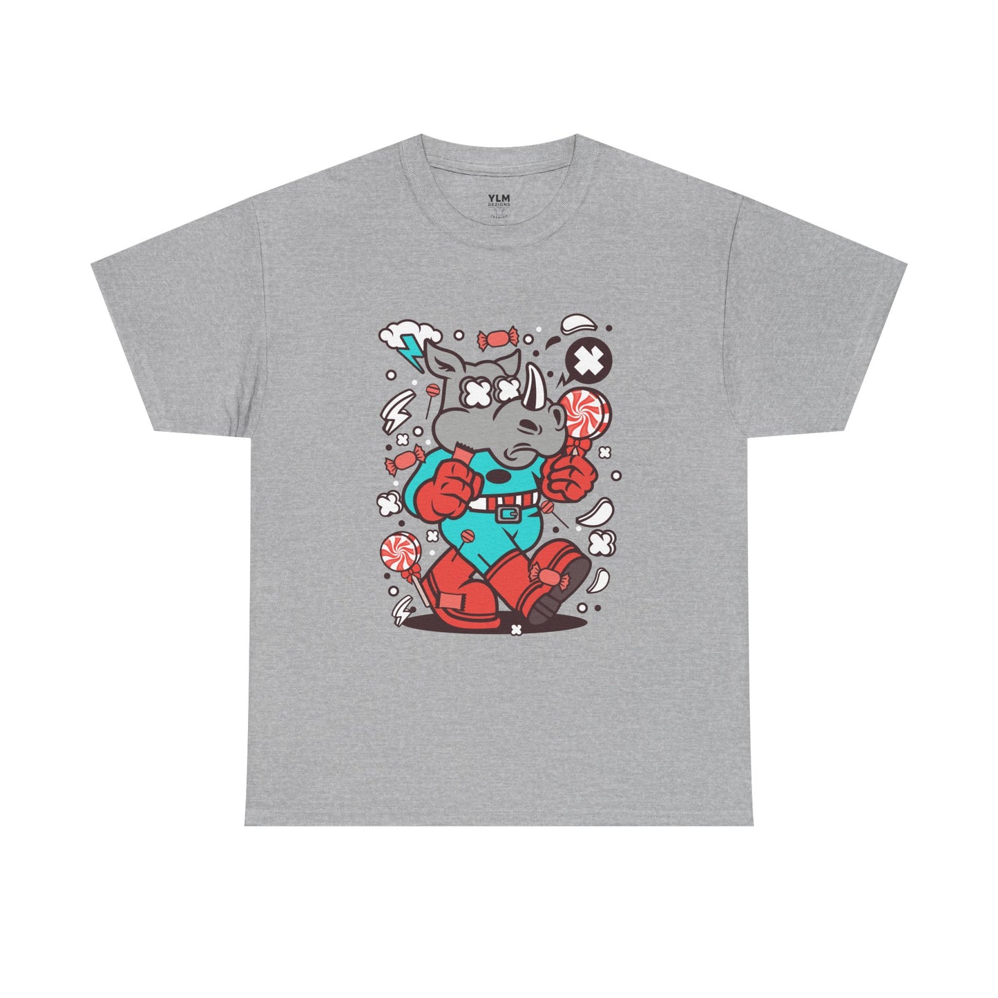 Cartoon Rhino Unisex Tee