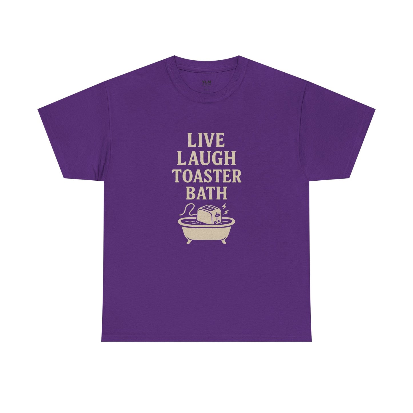 Live Laugh Toaster Bath Unisex tee