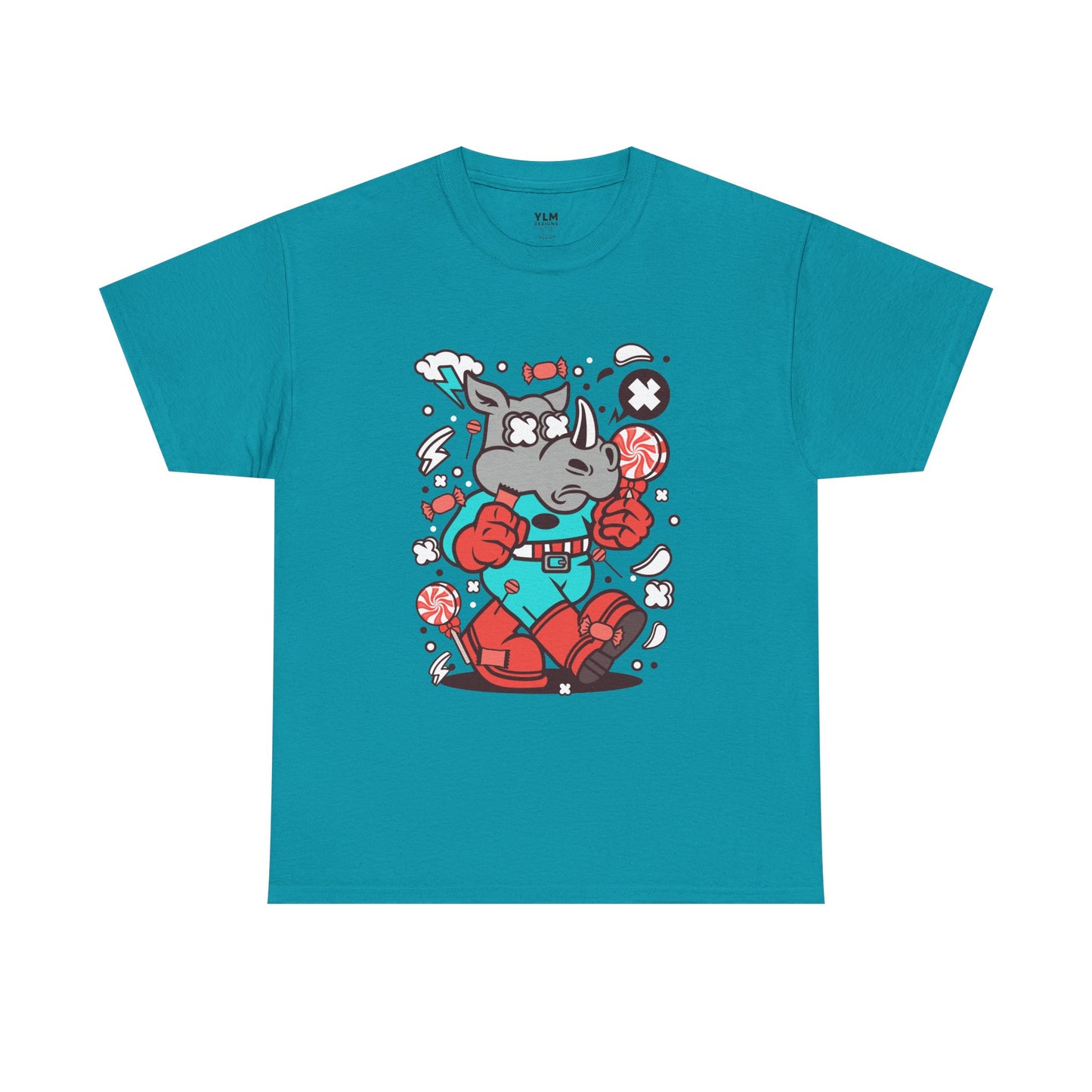 Cartoon Rhino Unisex Tee